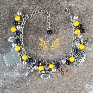 Steelers Charm Bracelet